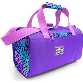 Resim Coral High Mor Leopar Desenli Spor Çantası 27532 