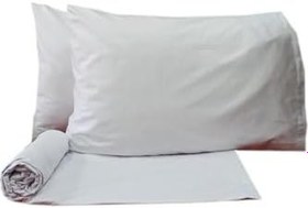 Resim Sarev%100 Pamuk Tek Kişilik 100x200 cm 1 Adet Yastık Kılıflı Fitted Çarşaf Seti Gri, SRV19805 