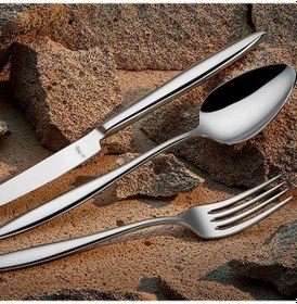 Resim Aryıldız Elegant 89 Parça Çatal Bıçak Kaşık Takımı Gümüş 