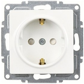 Resim Günsan Visage Beyaz Çocuk Korumalı Topraklı Priz Mekanizma 