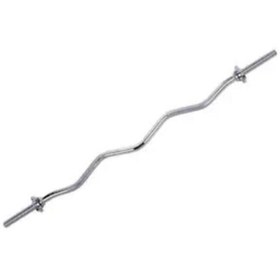 Resim Avessa Döküm Ağırlık Plakaları Için Vidalı Z Curl Bar 