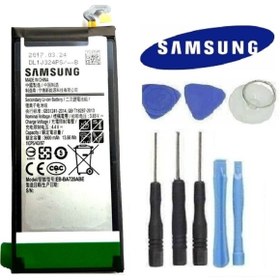 Resim Samsung A7 A720 Pil Batarya Eb-Ba720Abe ve Tamir Seti 