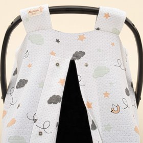 Resim Puset Örtüsü - Tek Taraflı - Kuş 