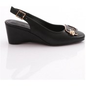 Resim Dgn 24311 Kadin Arkadan Bağlamali Topuklu Ayakkabi 24311-2428-R1534 