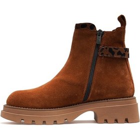 Resim Mammamia Kadın Hakiki Deri Casual Günlük Bot 25k D25kb-4185 Z Taba Süet Taba Süet 