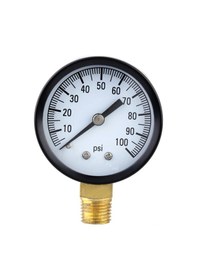 Resim Singree Kuyu Pompaları Su Basıncı Ölçümü İçin 0-100 Psi Pirinç Manometre 