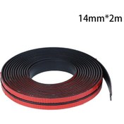 Resim 2m Evrensel Araç Ön Camı Çatı Contası Ses Yalıtımı Kauçuk Şerit Su Geçirmez Etiket, Seçenek: 14mm 2m 
