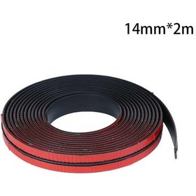 Resim 2m Evrensel Araç Ön Camı Çatı Contası Ses Yalıtımı Kauçuk Şerit Su Geçirmez Etiket, Seçenek: 14mm 2m 