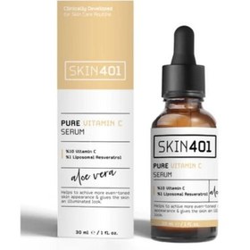 Resim Skin401 %10 Vitamin C Aydınlatıcı Renk Tonu Eşitleyici Serum 30ml 