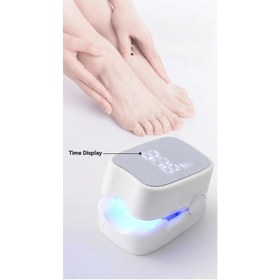 Resim USB Şarjlı Tırnak Lambası - Taşınabilir Manikür Aleti, Ev Kullanımı İçin Manikür Makinesi, Seyahat Manikür Seti, En Yakın Arkadaş Hediyesi için Yaratıcı Küçük Cihaz 