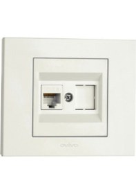 Resim Ovivo Grano Beyaz Data Prizi(Jaksız)+Çerçeve 