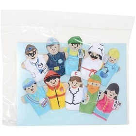 Resim And-5197 Meslekler Parmak Kukla Seti 10'lu -anadolu 