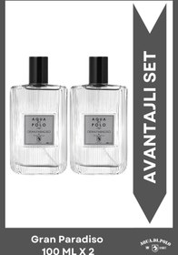 Resim Aqua Di Polo 1987 Aqua Di Polo Erkek Parfüm Seti 100 ml X2 Gran Paradiso Aromatik, Fujer Stcc011024 
