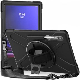 Resim Samsung Galaxy Tab S11 Ultra SM-X930 Uyumlu Defender Serisi Koruyucu Silikon Kılıf 