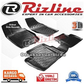 Resim Citroen C4 3D Paspas Havuzlu Siyah Hb 2011-2017 Arası Rizline N11.27896 