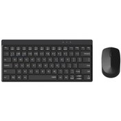 Resim Rapoo 8000gt 13385 Kablosuz Bluetooth Çok Modlu Türkçe Klavye Mouse Set Siyah Optik 