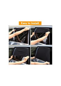 Resim Araba Yan Cam Perdesi Sineklik Araç Oto Güneşlik Örtü Perde Kılıf N11.342 