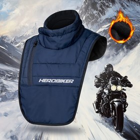 Resim HEROBIKER Motosiklet Boyun Kılıfı - Ayarlanabilir Askılı Termal Yalıtımlı Pelerin, Rüzgar Geçirmez & Soğuğa Dayanıklı Tasarım, Her Hava Koşuluna Uygun Sürüş, Motosiklet Ekipmanı, Dayanıklı Dış Mekan Spor Aksesuarı (Siyah), Macera Sürüş Ekipmanı | Şık Bl 