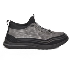 Resim Guja Gri Lastik Bağcıklı Erkek Sneaker 25K582 M 