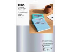 Resim Crıcut 2011882 Yazdırılabilir Vinil 21X29.7CM 10 Sayfa Gümüş 