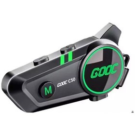 Resim Arell Teknoloji C50 2x Motosiklet Intercom Kask Kulaklık 1500 Mah 