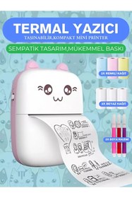 Resim nextbuy Mini Fotoğraf Yazıcı Kablosuz Etiket Yazıcı Baskı Makinesi Ios Android Uyumlu Termal Printer 