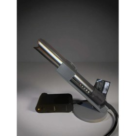 Resim Saç Düzleştirici Için Şık Masaüstü Organizer ve Tutucu, Gri Renk 