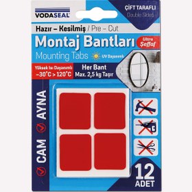 Resim Vodaseal 12'li Ebatlı Montaj Bandı 25MMX30MM 