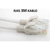 Resim Ethernet Rj45 3 Metre Adsl Internet Kablosu 