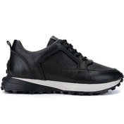 Resim Tamer Tanca Kadın Hakiki Deri Siyah/Bej Sneakers & Spor Ayakkabı 