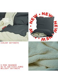 Resim Xpermate Tv Battaniye Yastık Welsoft Battaniye 145x205 Antrasit 