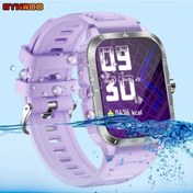 Resim Cloud011 Synwoo Mor Akıllı Saat: Egzersiz, Arama, Suya Dayanıklı, Spor Modu İphone/android Diğer 