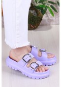 Resim Fort Smx Ez0173 Plaj Deniz Havuz Terliği Hafif Rahat Esnek Kadın Terlik Lila 