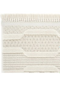 Resim Cool Halı Ares 8801 İskandinav Halı Salon Halısı Krem Halı Koridor Halısı Kesme Yolluk Halı Krem 