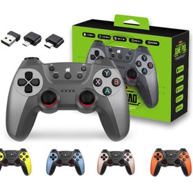 Resim ErginGroup 2.4g Kablosuz Gamepad Android Mobil Bilgisayar Tv Pc Ps3 Steam Gamepad 1 Adet 