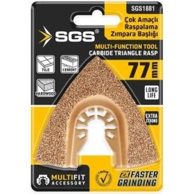 Resim Multi- Kesici ve Raspalama Zımpara Başlığı, 77MM, Model SGS1881 