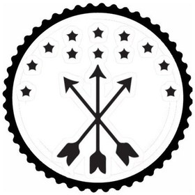 Resim Kafkas Sembolleri Tasarım 4.model Sticker 40 X 40 Cm 