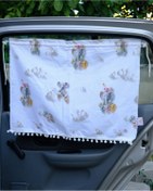 Resim Store Araba Perdesi - Sevimli Fil Temalı Perde 60x50cm 