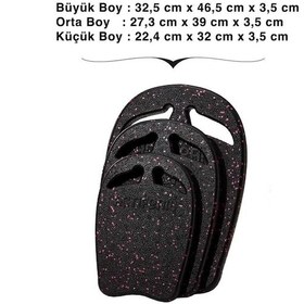 Resim Actifoam Orta Yüzme Tahtası Kickboard Yüzme Tahtası Orta Si̇yah Pe Siyah Pempe Çok Renkli 