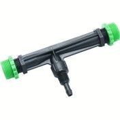 Resim 1/2 3/4 İnç Venturi Besleme Sistemi Konnektörü Sulama Venturi Otomatik Besleyici Enjektör Besleyici Syringe Aksesuarları Tarımsal Sulama için, Plastikten Yapılmıştır, EU Standart Konnektör Tıraşı 