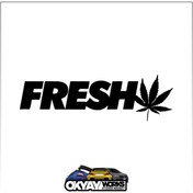 Resim OkyayWorks Fresh Sticker - Siyah 