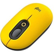 Resim Logitech POP Emoji 910-006546 Sarı Sessiz Optik Kablosuz Mouse - outlet 