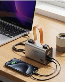 Resim 50000 Mah Powerbank Süper Hızlı Şarj Led Dijital Göstergeli Taşınabilir Şarj Cihazı Renkli 