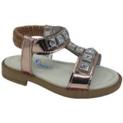 Resim MOMYKİDS Kız Çocuk Momy Shoes Bebe Sandalet Altın 