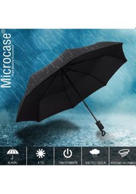Resim Microcase Unisex Rüzgarda Kırılmayan Su Geçirmez Şemsiye 8 Telli Al4662 