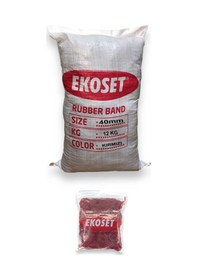 Resim Toptan Kırmızı Maydonoz Lastiği 40mm 12 Kg 