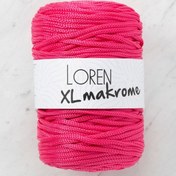 Resim Loren XL Makrome Fuşya El Örgü İpi - R013 - 33713 