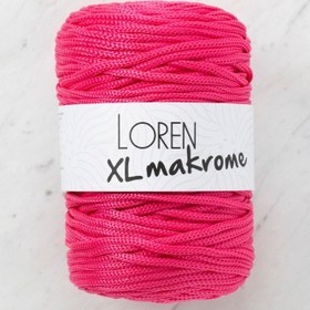 Resim Loren XL Makrome Fuşya El Örgü İpi - R013 - 33713 