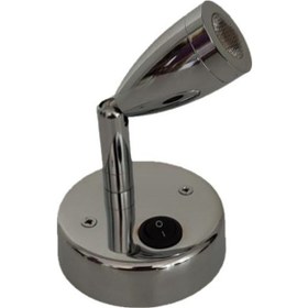 Resim 12 V Okuma Lambası Yat,karavan,marıne 3w Led Günışığı 