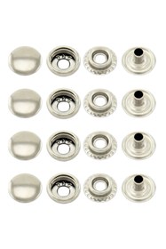 Resim SeraSelin 10 Adet 15 Mm Kapaklı Metal Çıtçıt No: 61 Nikel Çıtçıt DİKİŞSİZ Kolay Takılır Gümüş Çıtçıt Çıt Çıt 